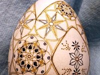 WIP Ukrainian Easter Egg Batik Art Pysanky By So Jeo : pysanky pysanka ukrainian easter egg batik art sojeo flowers circles medallions rose pussy willows vines leaves